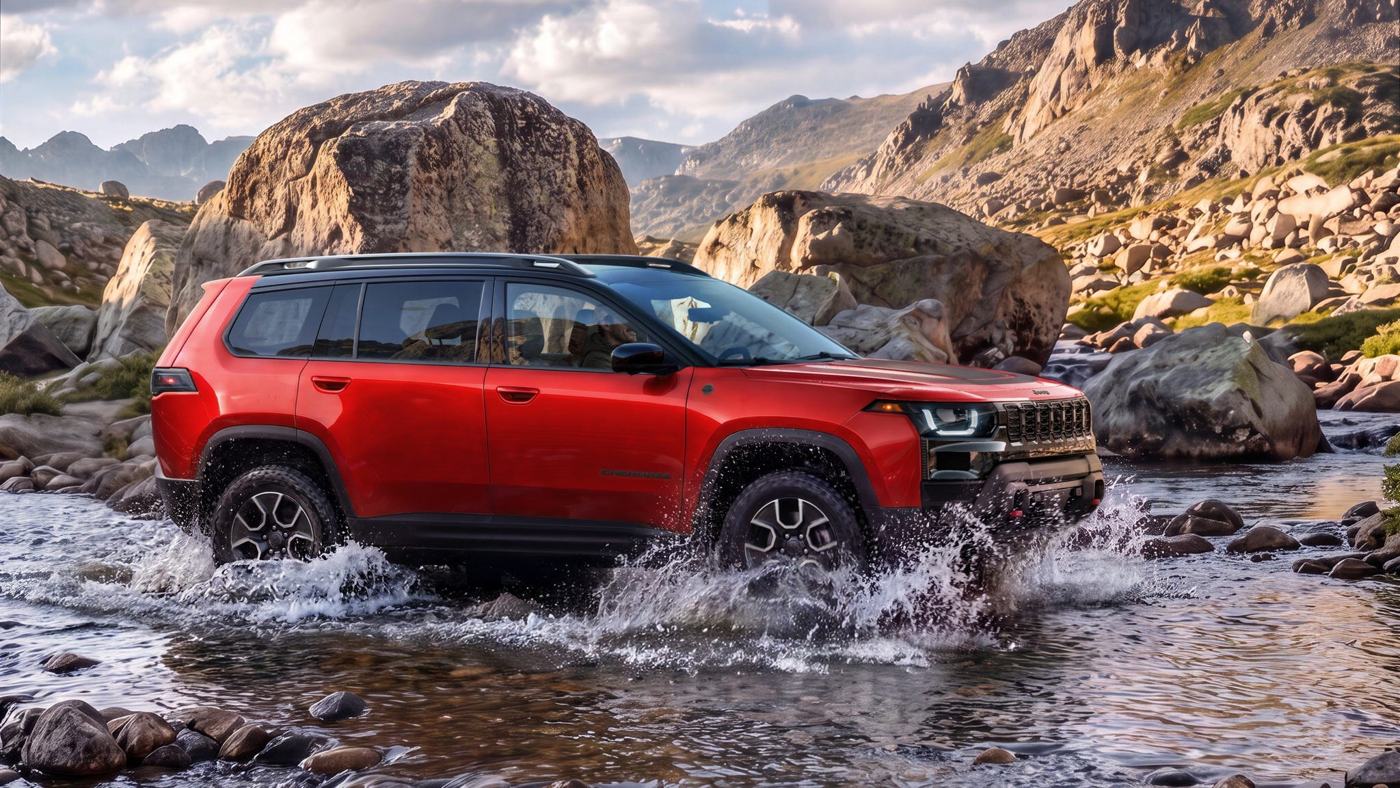 Jeep Cherokee Trailhawk 2027 — صورة صحفية رئيسية